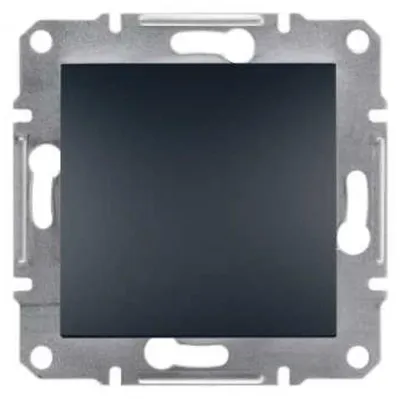 Image de Interrupteur Schneider Electric EPH0100171 Asfora unipolaire série 1 anthracite