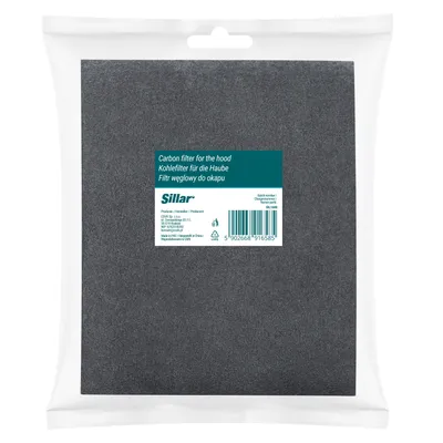 Produktbild von Sillar Filter Dunstabzugshaube Aktivkohle Zuschneidbar 38x56cm Aktiv-Kohlefilter für Abzugshaube Dunstabzug Dunstfilter Universal