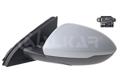 Produktbild von ALKAR 6139730 Außenspiegel Seitenspiegel Links für OPEL INSIGNIA Caravan Beheizt Asphärisch Grundiert Elektrisch