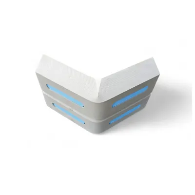 Produktbild von MARINA 20 Ecke Stegfender Grey 50x20x6 cm – EVA Hafenfender für Boot und Steg