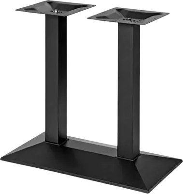 Image de Pied de table en ACIER Noir pour Interieur