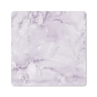 Produktbild von MuchoWow® Mauspad Mousepad Marmor - Maserung - Violett 30x30 cm - Mousepads - Maus Mat - Pad - Mausunterlage - Gaming