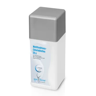 Produktbild von BAYROL SpaTime Multifunktions-Chlortabletten 20g | 1 kg Flasche