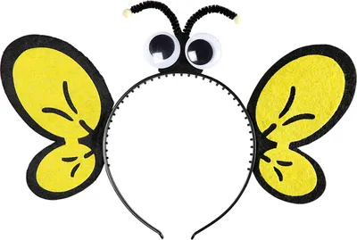 Produktbild von Bienen Haarreif mit Augen und Flügelohren