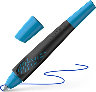 Produktbild von Schneider Schreibgeräte Breeze, Drehender versenkbarer Stift, Schwarz, Blau, Blau, Kunststoff, Blue Angel