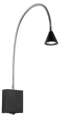 Obrázek produktu pro Noční lampička / nástěnná lampa - LED - 1x4W, 4000K - černá