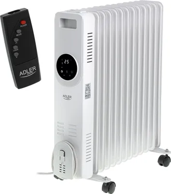 Obrázok produktu pre Adler AD 7826, Olejový elektrický ohrievač, Olej, 24 h, 1,48 m, Vnútorný, Podlaha