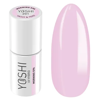 Produktbild von Yoshi | Yoshi Hybridlack 201 Morning Spa - Pastellrosa - 6ml - Uv Hybridlack - Yacht & Yoyo