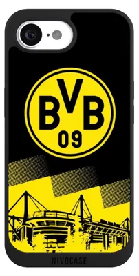 Produktbild von NIVOCASE Handyhülle für Apple iPhone 17e  Hülle NIVOpure Case Schwarz BVB Borussia Dortmund Stadion
