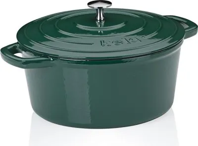 Produktbild von Kela Calido, 4,6 l, Grün, Eisenguss, Eisenguss, 26 cm, 120 mm