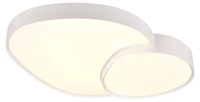 Produktbild von Trio Rise LED Deckenleuchte 45W dimmbar Weiß Matt CCT einstellbare Lichtfarbe Nachtlicht