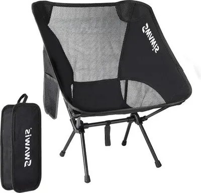 Obrázok produktu pre Prenosná turistická stolička Famanu, nosnosť 150 kg – ultraľahká, s transportnou taškou