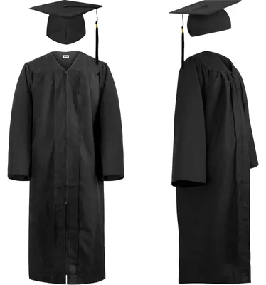 Produktbild von Abschlusskleid mit Doktorhut und Toga für Akademische Zeremonien