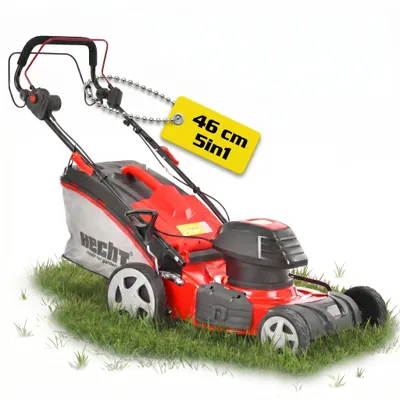 Produktbild von HECHT Rasenmäher Elektro mit Antrieb 1802 S | 46 cm Schnittbreite | 1800 W | 5in1 | Mulcher | 50 L Fangkorb | 3,3 km/h