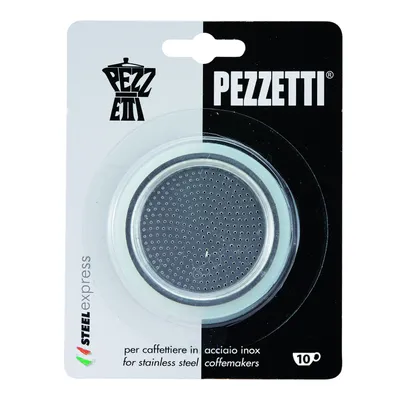 Zdjęcie produktu dla Zestaw części zamiennych Pezzetti do ekspresu do kawy Steelexpress 10 filiżanek 3-częściowy