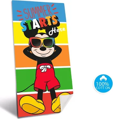 Produktbild von Osuška Mickey Mouse / ručník Mickey Mouse Summer 70x140 bavlna