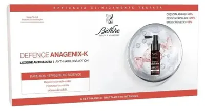 Produktbild von BioNike, Defense Anagenix-K, Haarlotion, gegen Haarausfall, 6 Stü ck, 15 ml
