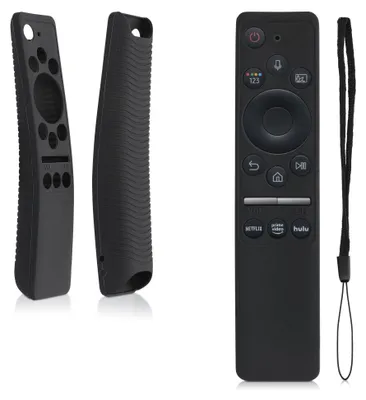 Produktbild von kwmobile Hülle Fernbedienung kompatibel mit Samsung BN59-01312A / BN59-01312B Hülle - Silikon Case für TV Zubehör in Schwarz
