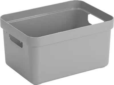 Produktbild von Sunware 09600681, Ablageschale, Grau, Rechteckig, Kunststoff, Einfarbig, 13 l
