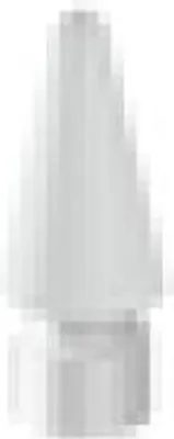 A white stylus tip for a pen.