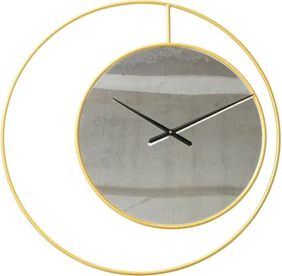 Produktbild von Wanduhr - Ø 90 cm - Goldgelb - Eisen