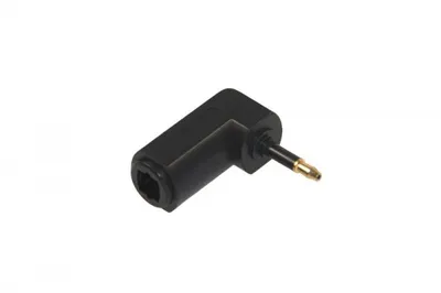 Produktbild von goobay Adapter 3,5 mm mini Winkelstecker auf Toslinkkuppl.