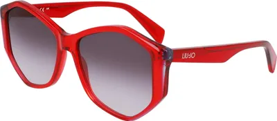 Image de LIU JO LJ797S 623 RED/PETROL 57/15/140 FEMALE Lunettes de soleil