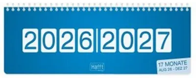 Produktbild von Tischkalender 17 Monate 26/27 [Königsblau]