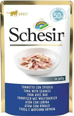Immagine prodotto di Schesir Thunfisch mit Wolfsbarsch 50 gx30