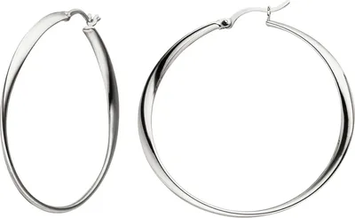 Produktbild von JOBO Creolen 925 Sterling Silber Ohrringe Silbercreolen Silberohrringe