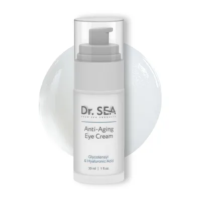 Produktbild von DR. SEA Anti-Aging Augencreme mit Hyaluron & Koffein Lifting-Pflege mit Kollagen für alle Hauttypen, 30 ml