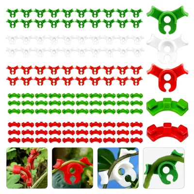 Produktbild von 120 Stück Pflanzenbieger, Pflanzenclips, 90 Grad Pflanzenbieger, Pflanzentrainer für geringe Belastung, zum Biegen von Pflanzenstämmen und Ändern der Wuchsrichtung