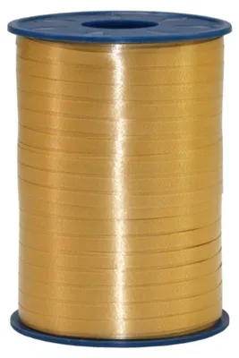Produktbild von Geschenkband Polyband 5mm/500m Gold Matt #15