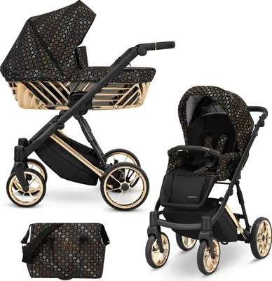 Produktbild von Kinderwagen Kunert Ivento Glam Premium 2in1 – Farbe: Black Style