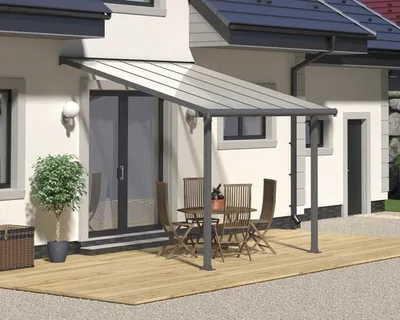 Obrázek produktu pro Kryt terasy Palram - Canopia Olympia 3x3 307 x 295 cm RAL7016 šedý