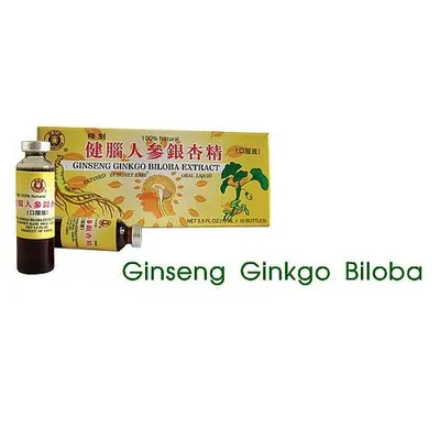 Obrázek produktu pro Ženšen s Ginkgo bilobou ampule 10 x 10 ml
