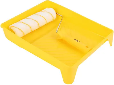 Zdjęcie produktu dla Zestaw farb 3w1 Deli Tools EDL509703, tuba na farbę, pędzel