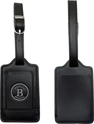 Produktbild von Bertoo Gepäckanhänger Torino schwarz/silber-PU