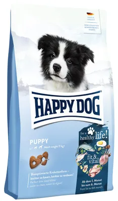 Produktbild von Happy Dog fit & vital Puppy Welpenfutter Geflügel, 1 kg