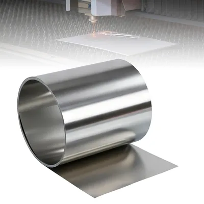 Edelstahlblech 304, 0,1x200x1000 mm, Folie zum Schneiden & Schweißen