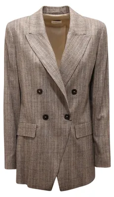 Immagine prodotto di Giacca doppiopetto da donna Marella Woman, motivo glen plaid