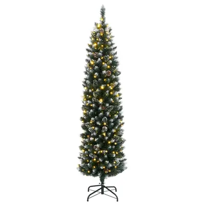 Obrázok produktu pre vidaXL Umelý vianočný stromček slim 150 LED 150 cm