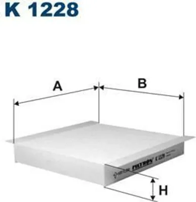 Obrázek produktu pro Kabinový filtr FILTRON K 1228