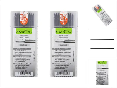 Produktbild von Pica DRY Ersatzminen Graphit Set Wasserlöslich Multi Use 20 tlg. ( 2x 4030 )