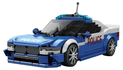 Obrázek produktu pro Reobrix 667 Stavebnice policejního auta, 313 dílů