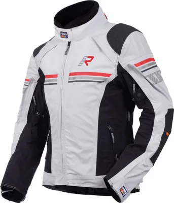 Produktbild von Rukka Armatou-R Motorrad Textiljacke, grau/rot, 58
