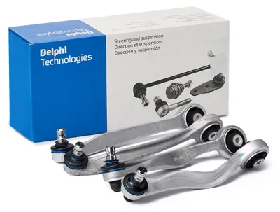 Produktbild von DELPHI TC4337KIT Querlenker Reparatursatz für VW PASSAT Variant (3B6) Vorne