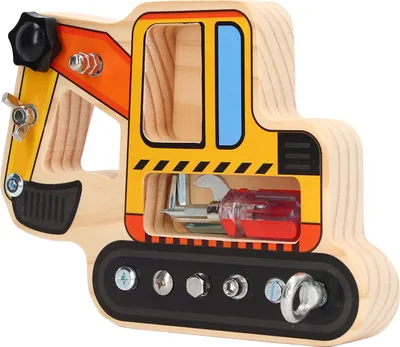 Image de Jeu de tournevis Montessori,Planche de tournevis Montessori,Jouet tournevis Montessori,Planche de tournevis pour enfants,Jouets Montessori en bois,Outils Montessori