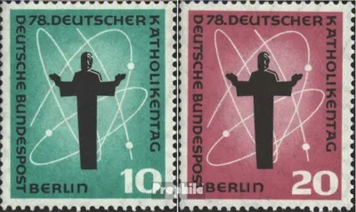 Produktbild von Briefmarken Berlin (West) 1958 Mi 179-180 (kompl.Ausgabe) postfrisch Katholikentag
