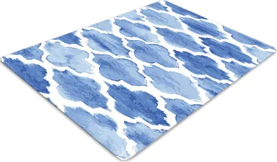 Produktbild von Stuhlunterlage Bürostuhlunterlage 120 cm x 90 cm Bodenmatte Bürostuhlunterlage - Marokkanisches Muster